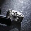 Rings for Men and Women Birthday Gift triangular pattern