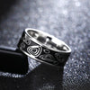 Rings for Men and Women Birthday Gift triangular pattern