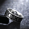 Rings for Men and Women Birthday Gift triangular pattern