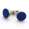 Male Fancy Cuff links Smart Prom Button Satin Colored