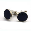 Male Fancy Cuff links Smart Prom Button Satin Colored