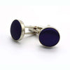 Male Fancy Cuff links Smart Prom Button Satin Colored