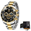 Elegant New Sports Diver Clock Top Brand Luxury Men Watch Fashion Stainless Steel Waterproof