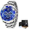 Elegant New Sports Diver Clock Top Brand Luxury Men Watch Fashion Stainless Steel Waterproof