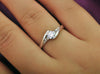 100% 925 Sterling Silver Diamond Rings For Women, Fine jewelry