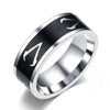 Rings for Men and Women Birthday Gift triangular pattern