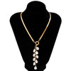 New Fashion Irregular Pearl Pendant Necklaces Simple Cute Snake Chain For Women