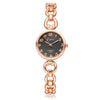 Women Luxury Rose Gold Silver Bracelet Wristwatch  Simple Casual Quartz Clock *Free Shipping