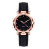 Ladies Fashion Korean Rhinestone Rose Gold Quartz Watch