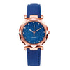 Ladies Fashion Korean Rhinestone Rose Gold Quartz Watch