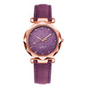 Ladies Fashion Korean Rhinestone Rose Gold Quartz Watch