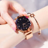 New Fashion Watch for Women Elegant Magnet Quartz watch