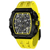 Men Luxury Top Brand Quartz Tonneau Design  Waterproof Sapphire Glass Chronograph Fashion Watch