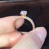 Crystal Engagement Rings For Women, Female Jewelry Accessories