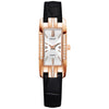 Luxury Women Square Rose Gold Wrist Watches Green Leather Fashion Great Gift *Free Shipping