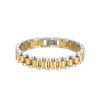 New Stainless Steel Gold Plated Detachable Wristbands Bracelets Bangles For Women