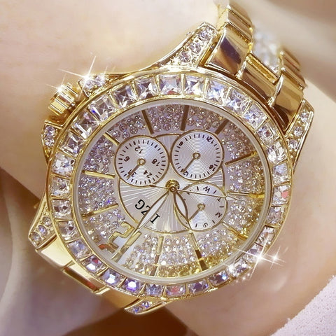 Fashion Women Watch with Diamond Top Luxury Brand Casual Bracelet *Free Shipping