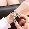 Women Bracelet set Starry Sky Casual Leather Quartz Wristwatch