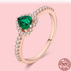 Sterling Silver Rings For Women Popular Flower Lucky Rings