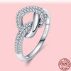 Sterling Silver Rings For Women Popular Flower Lucky Rings