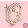 Sterling Silver Rings For Women Popular Flower Lucky Rings
