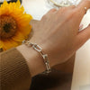 Thick Gold Color Charm Bracelets Bangles 2022 New Fashion Jewelry 4pcs Chain Bracelets Set for Women