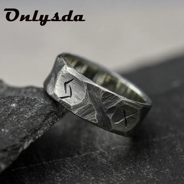 Cool Stuff Stainless Steel  Dating Rings For Men And Women Words Retro Jewelry