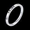 Cool Stuff Stainless Steel  Dating Rings For Men And Women Words Retro Jewelry