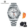 New  Fashion Automatic Mechanical Men Watches  Sapphire Stainless Steel Waterproof Top Brand