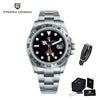 New  Fashion Automatic Mechanical Men Watches  Sapphire Stainless Steel Waterproof Top Brand