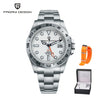 New  Fashion Automatic Mechanical Men Watches  Sapphire Stainless Steel Waterproof Top Brand