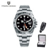 New  Fashion Automatic Mechanical Men Watches  Sapphire Stainless Steel Waterproof Top Brand