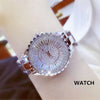 Women Watches Gold Luxury Brand Diamond Quartz Ladies Wrist Watches Stainless steel *Free Shipping