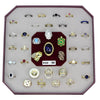 040-SIZE8 - Assorted Brass Ring with Assorted  in Assorted